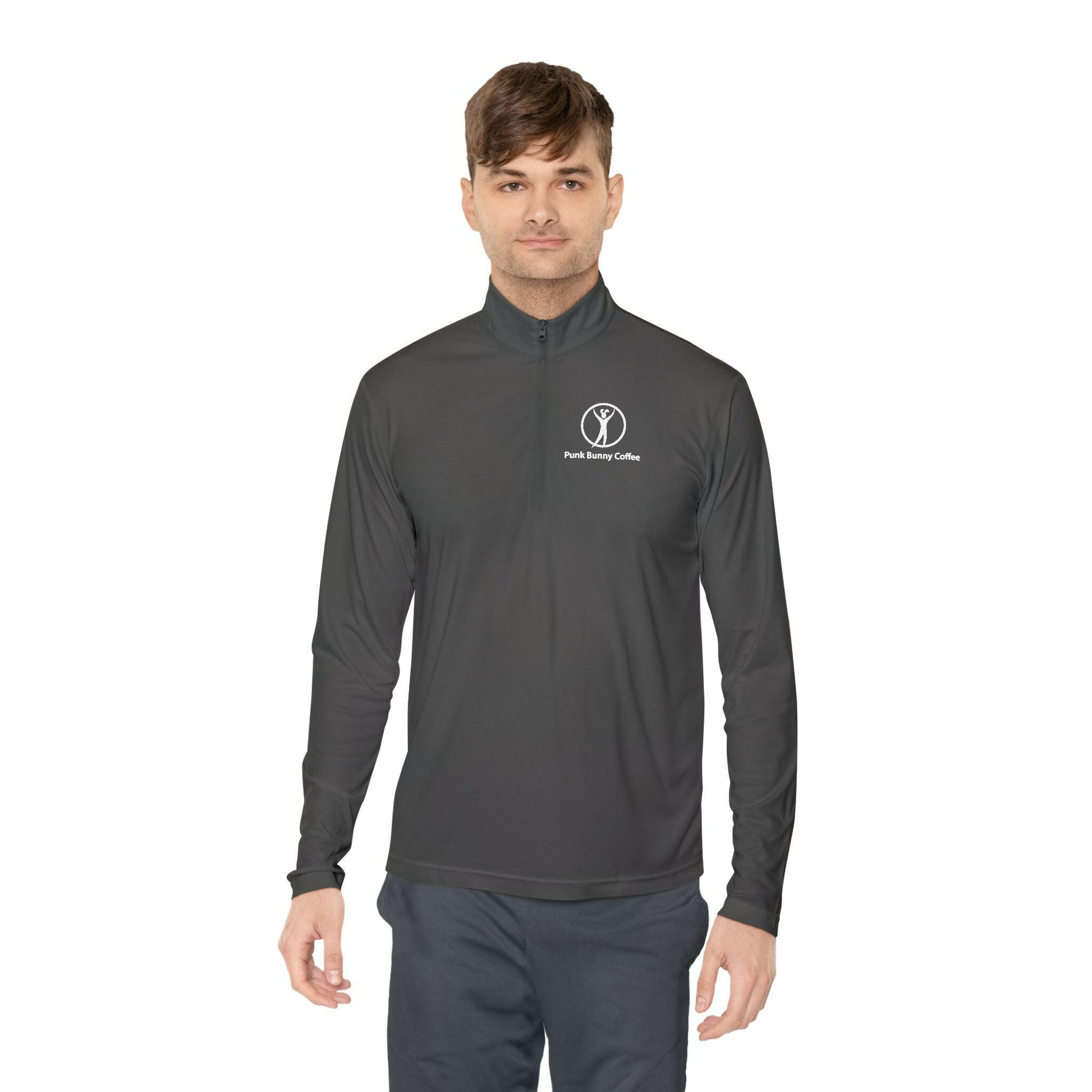 Unisex Quarter-Zip Pullover.
