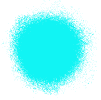 Blue paint splat